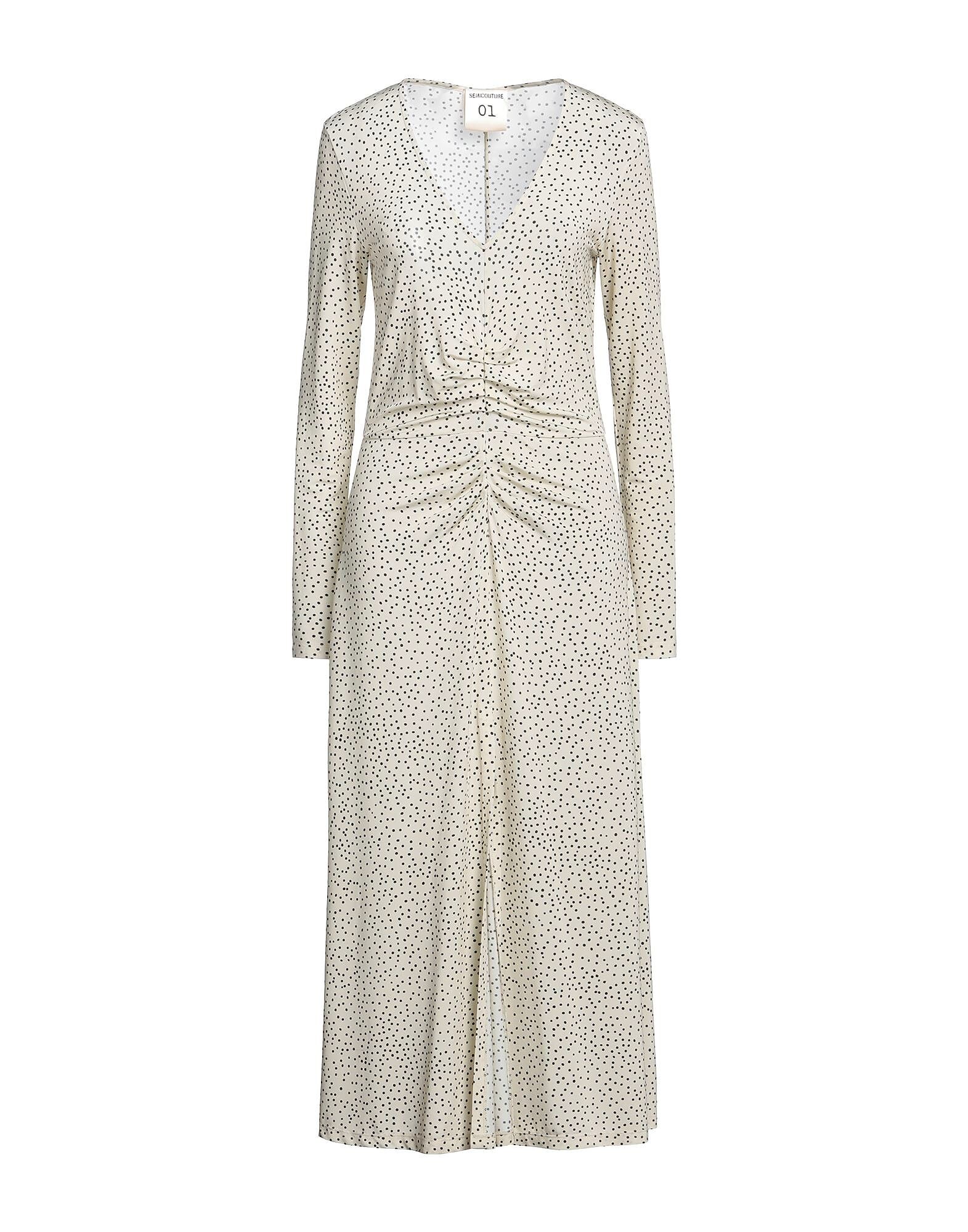 

Платье миди Semicouture, айвори