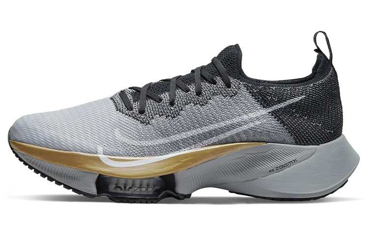 

Монета Nike Air Zoom Tempo Next% Flyknit Wolf Grey Metallic Gold