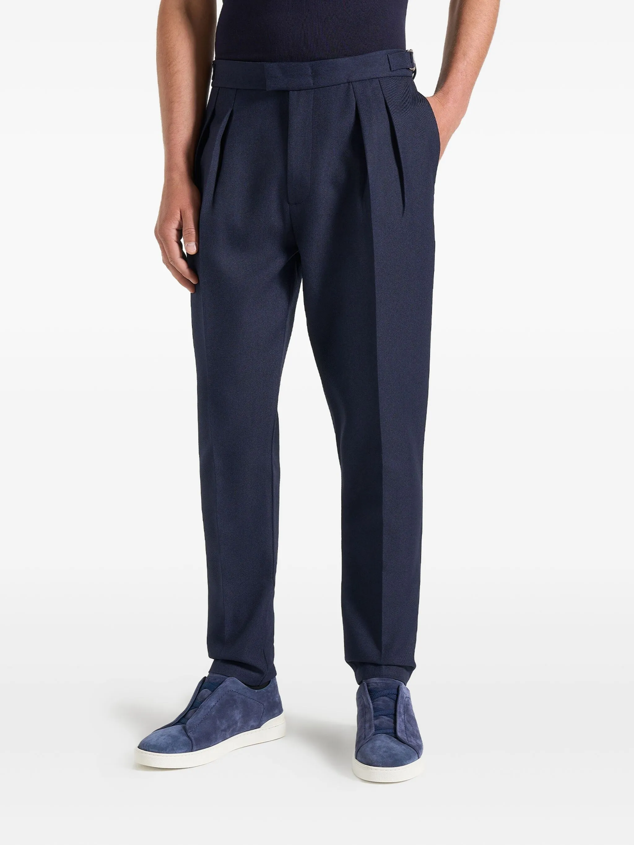 

Брюки Hubert строгого кроя Manière De Voir, синий