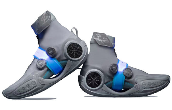 Кроссовки way of wade 9 бесконечность Li-Ning, серый — фото 2