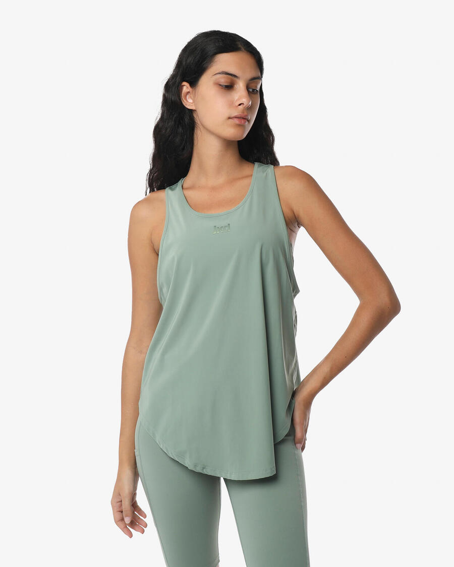 

JAKED Женская майка Moss из синтетического фитнес-материала