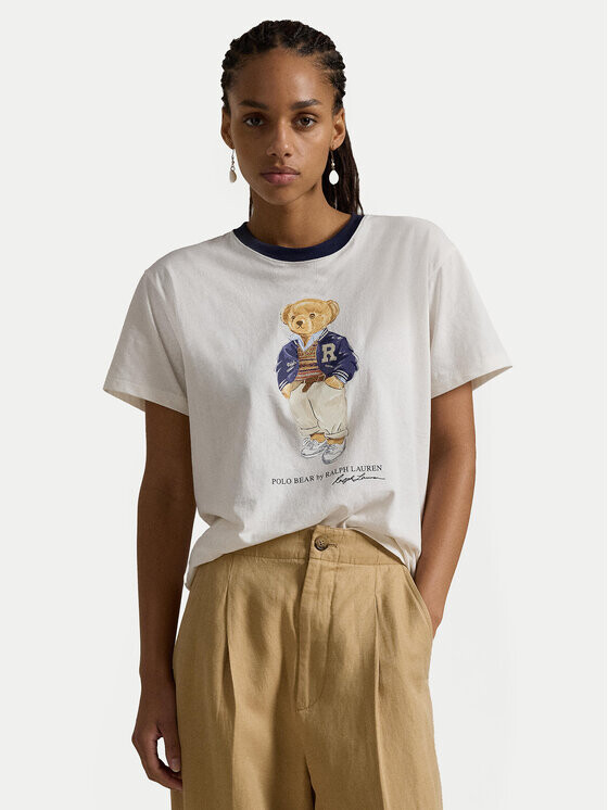 

Футболка стандартного кроя Polo Ralph Lauren, белый