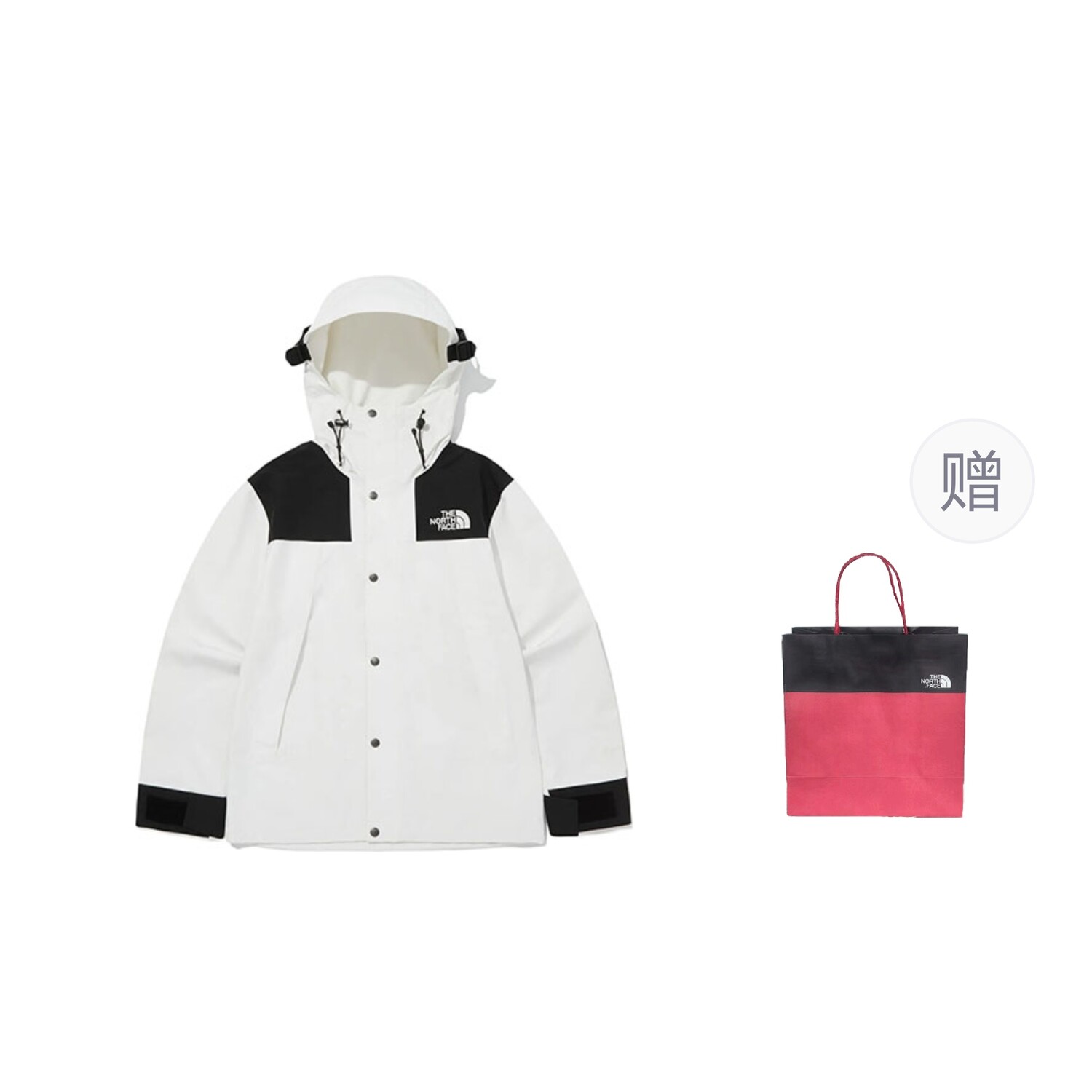 

Куртка мужская белый с подарочным пакетом The North Face