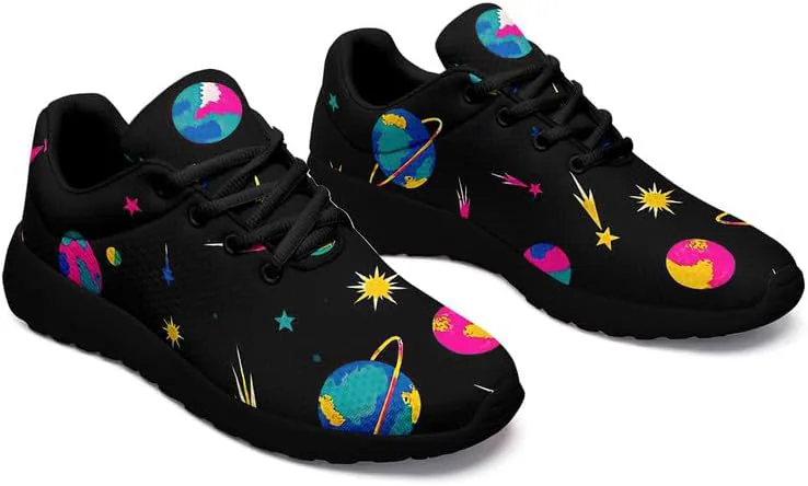 

Мужские кроссовки Sky Moon, модные женские кроссовки Sun для бега, тенниса и ходьбы, уличная обувь Sky, дышащая, легкая, унисекс, с узором Star AWSOLE, черный