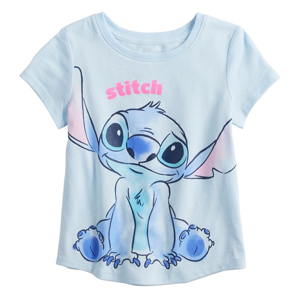 

Футболка Stitch с рисунком Lilo & Stitch для девочек 4–12 лет от Disney's Jumping Beans Disney/Jumping Beans, цвет Blue Stitch