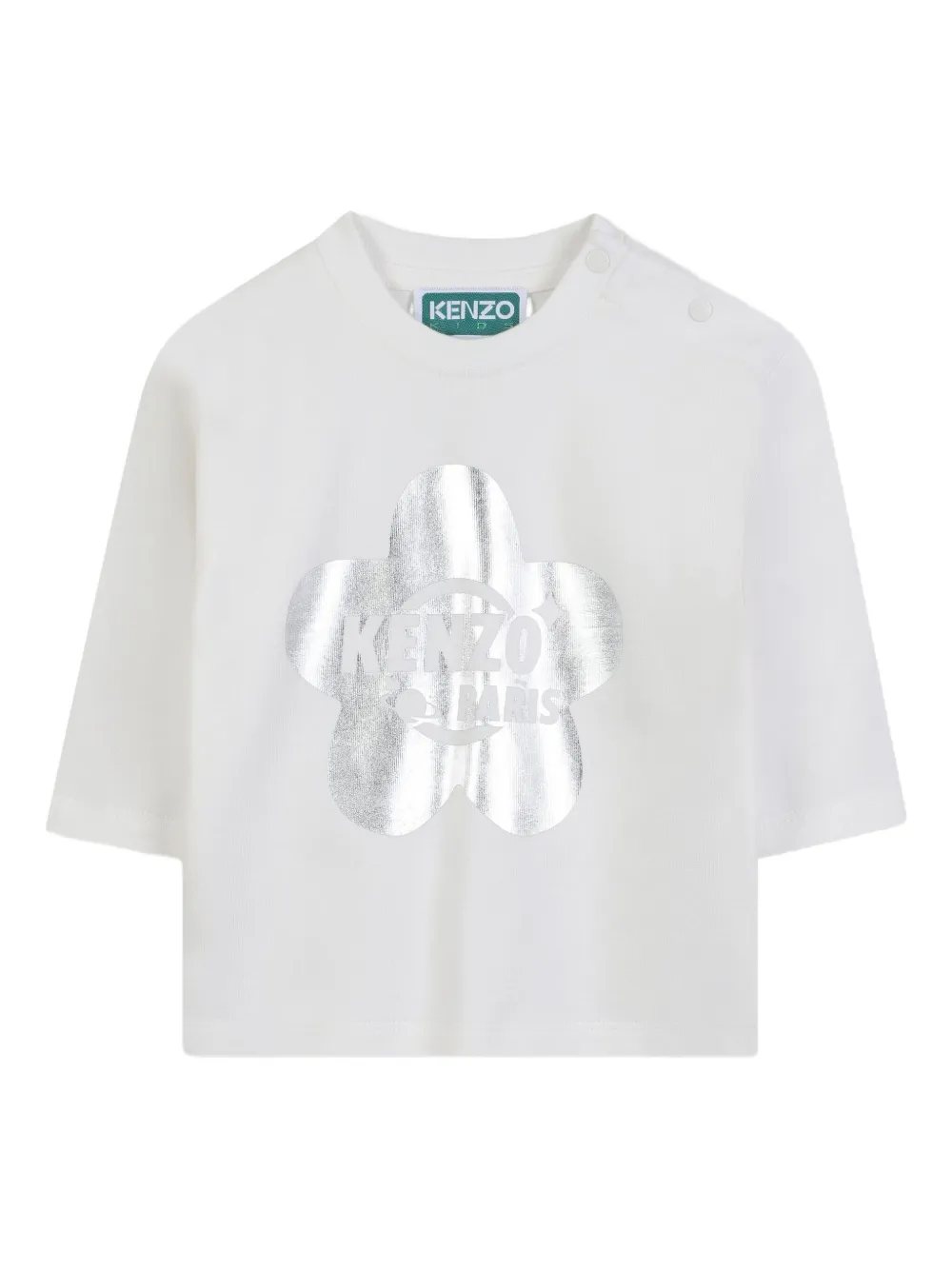 

Футболка Boke Flower Kenzo Kids, белый