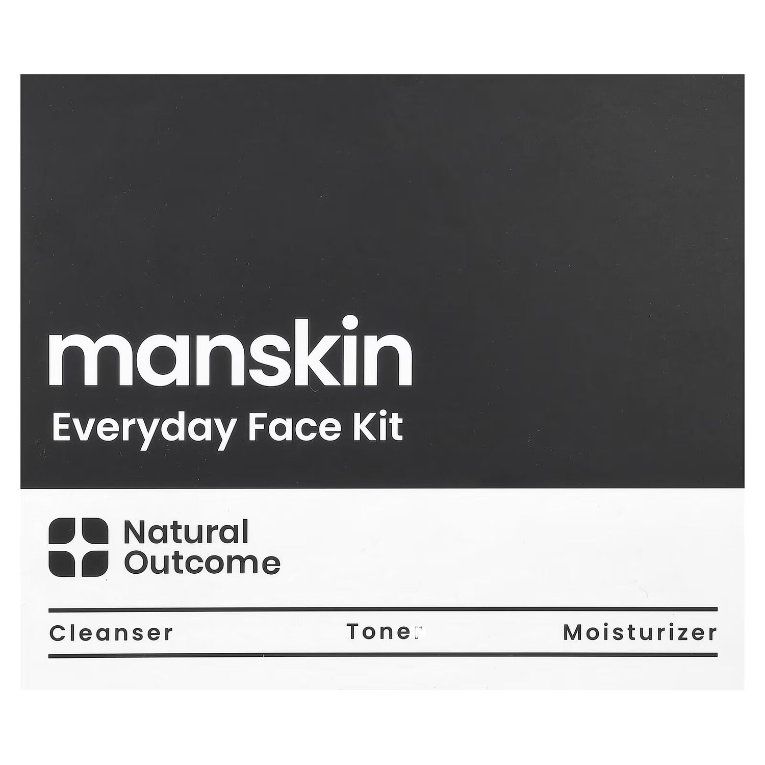 Набор Natural Outcome — Мужская кожа, набор для лица на каждый день, набор из 3 предметов , 236 мл — фото 3