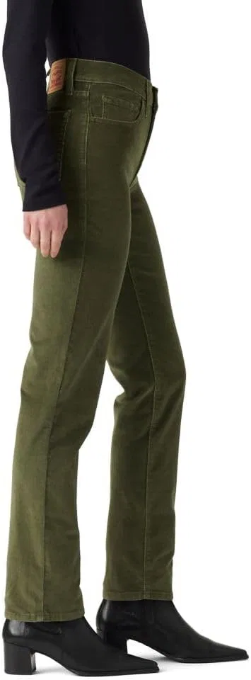 Джинсы Levi's 724 High Rise Straight, Ivy Green — фото 3