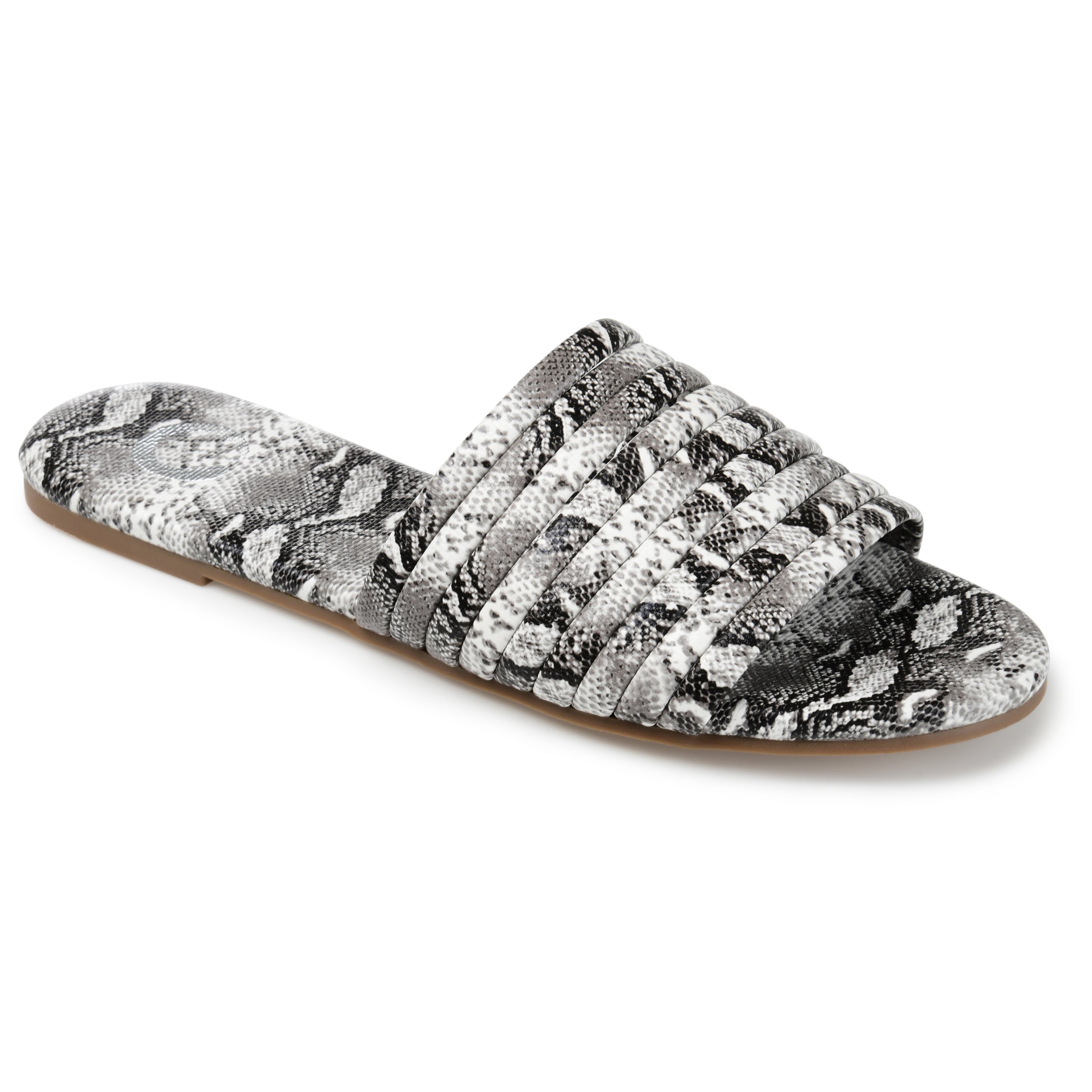Journee Collection Women's Tru Comfort Foam Marisol Slide, черно-белый