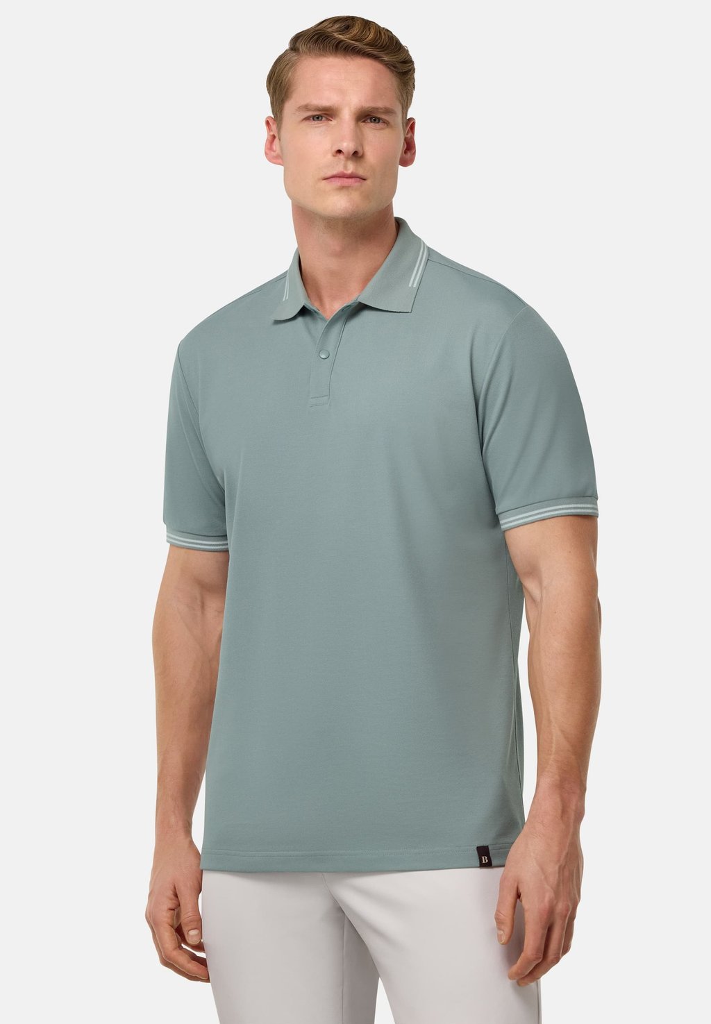 

Поло TECH COOL JADE-FRESH Boggi Milano, светло-зеленый