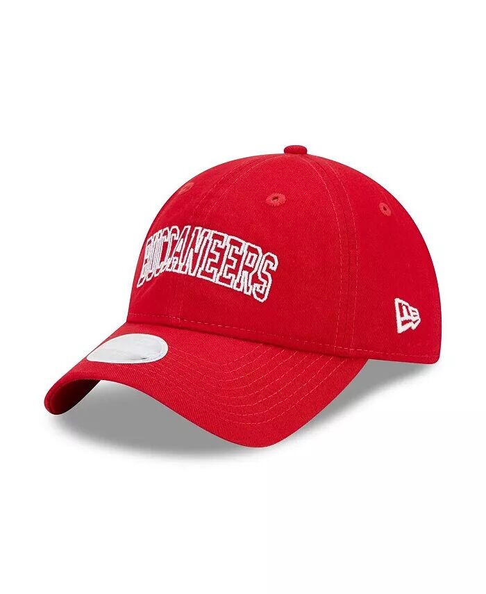 

Женская красная регулируемая кепка Tampa Bay Buccaneers Collegiate 9TWENTY New Era, красный