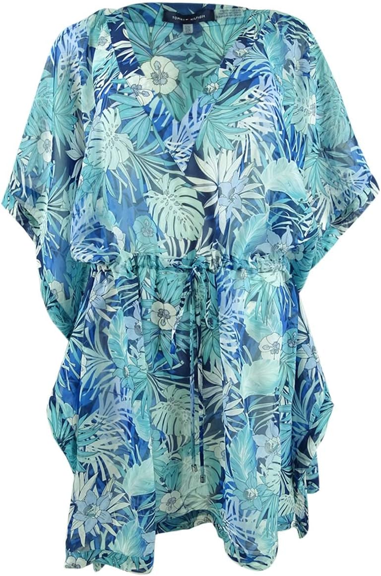 

Женский шифоновый кафтан с принтом от Tommy Hilfiger, Bluebird