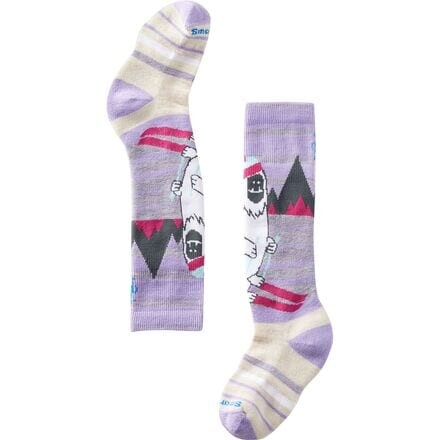 

Носки Wintersport с полной подушкой Yeti Pattern OTC — детские Smartwool, фиолетовый