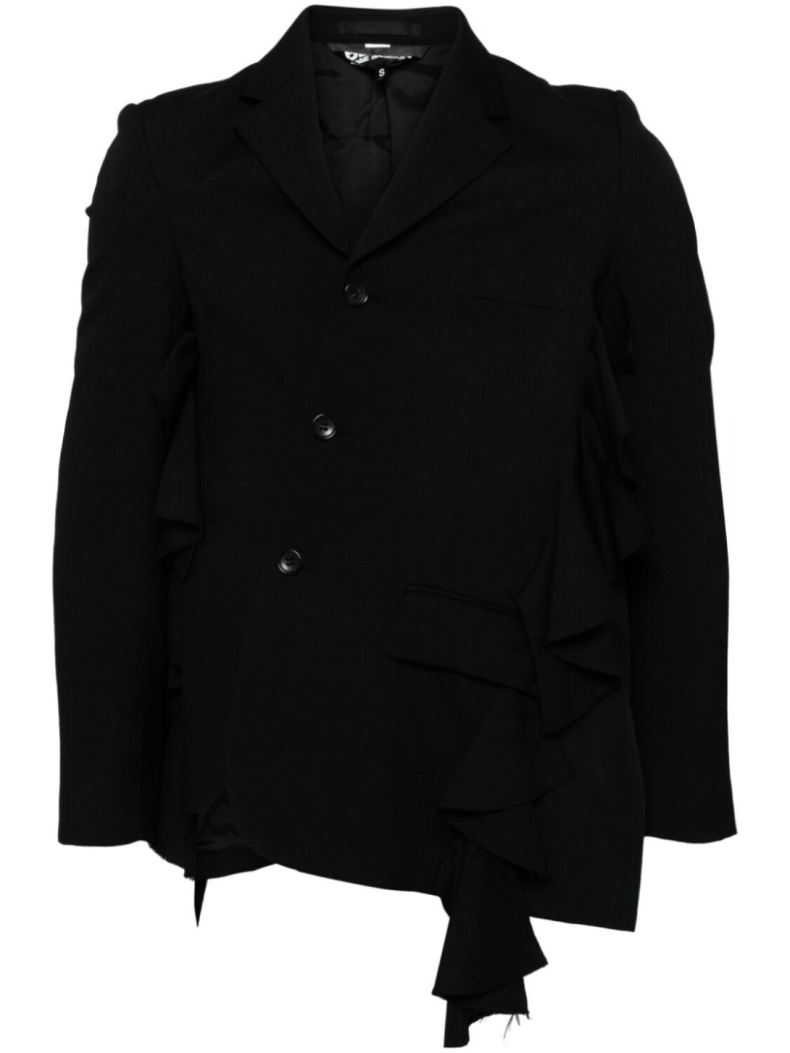 

Black Comme Des Garçons костюм с асимметричным подолом, черный