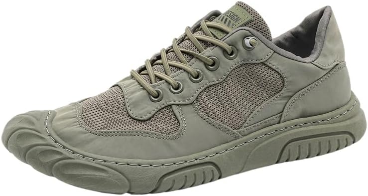 

Мужские кроссовки Hhhchpm для бега, ультралегкие, дышащие, прогулочные, нескользящие, спортивные модные кроссовки из сетки, для тренировок и повседневной носки, ортопедические спортивные туфли, зеленый