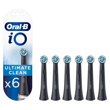 

Oral-B Электрическая зубная щетка Io Ultimate Clean - черная, 6 шт. в упаковке