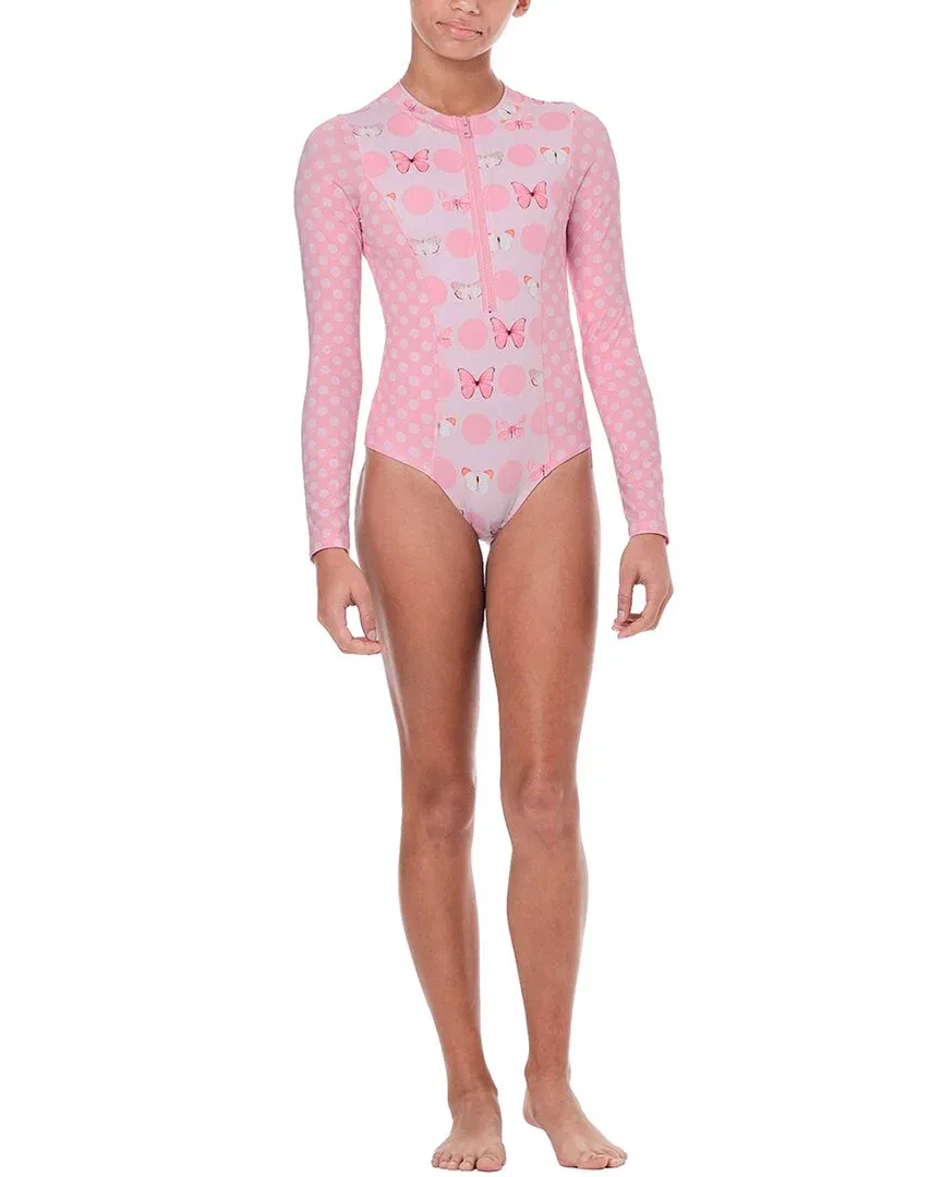 Рашгард Submarine Scuba Doo, цельный, розовый