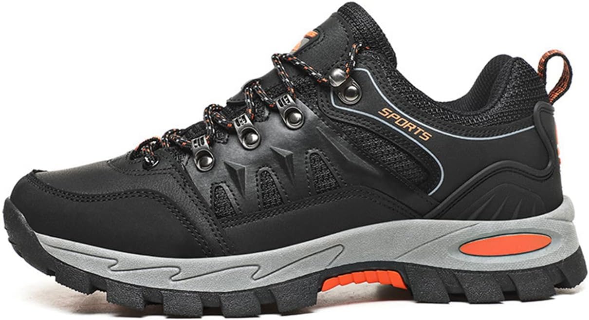 

Мужские походные ботинки Ybberik Водонепроницаемые, противоскользящие, легкие кроссовки для треккинга на открытом воздухе, черный