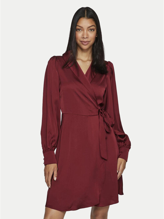 

Коктейльное платье regular fit Enna 14084510 Vila, красный