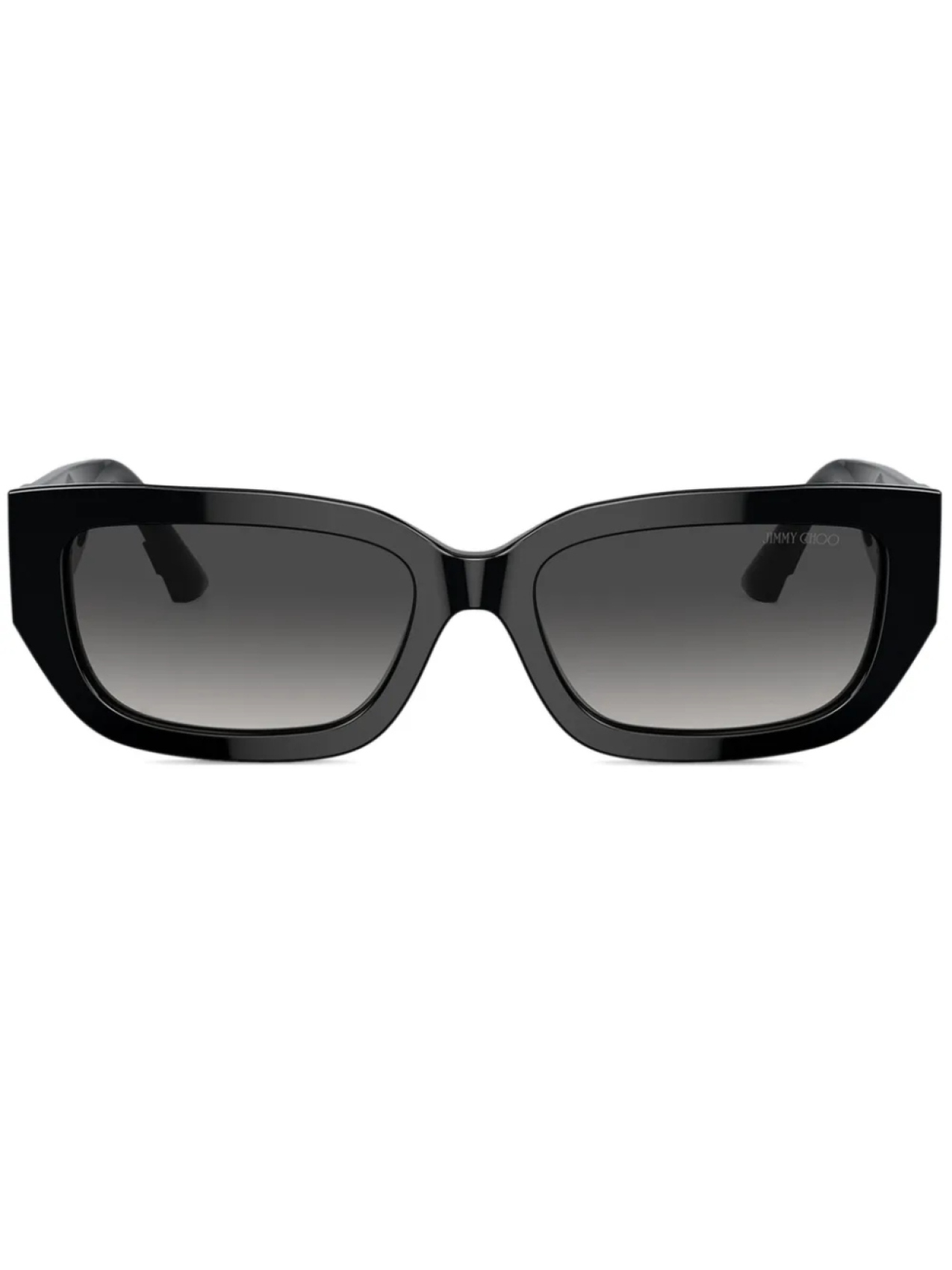 

Jimmy Choo Eyewear солнцезащитные очки в прямоугольной оправе, черный