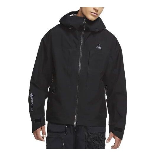 

Куртка Nike ACG Gore-tex Misery Ridge Solid Color Zipper Hooded Jacket Black, мультиколор