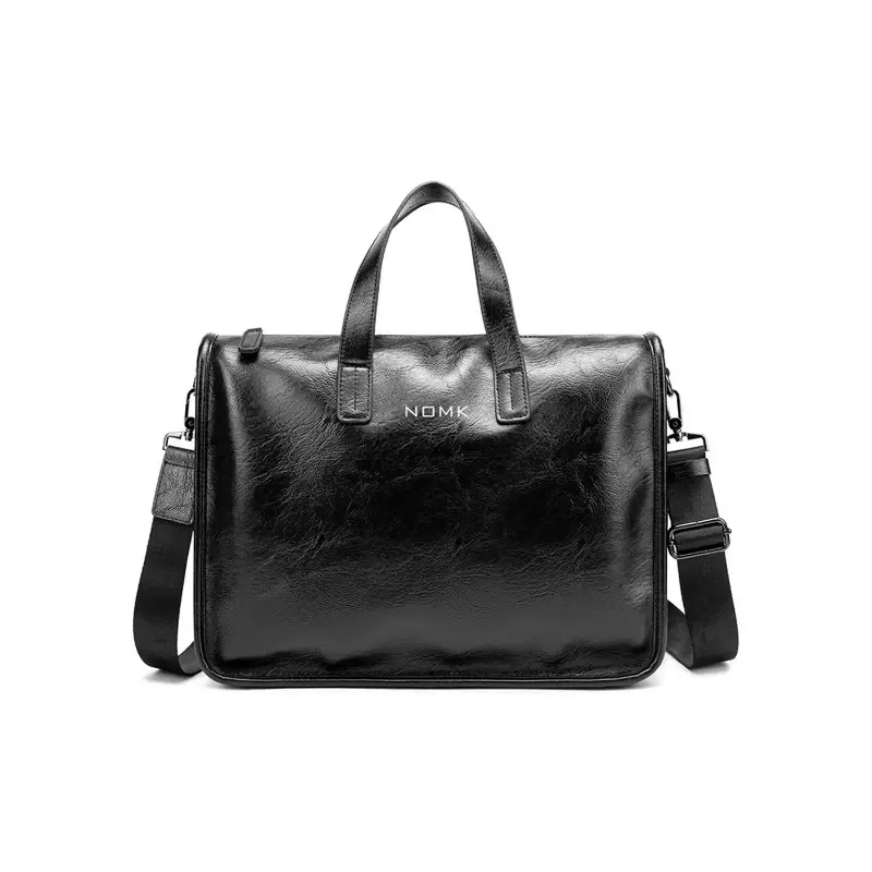 

NOMK Мужская кожаная сумка через плечо
