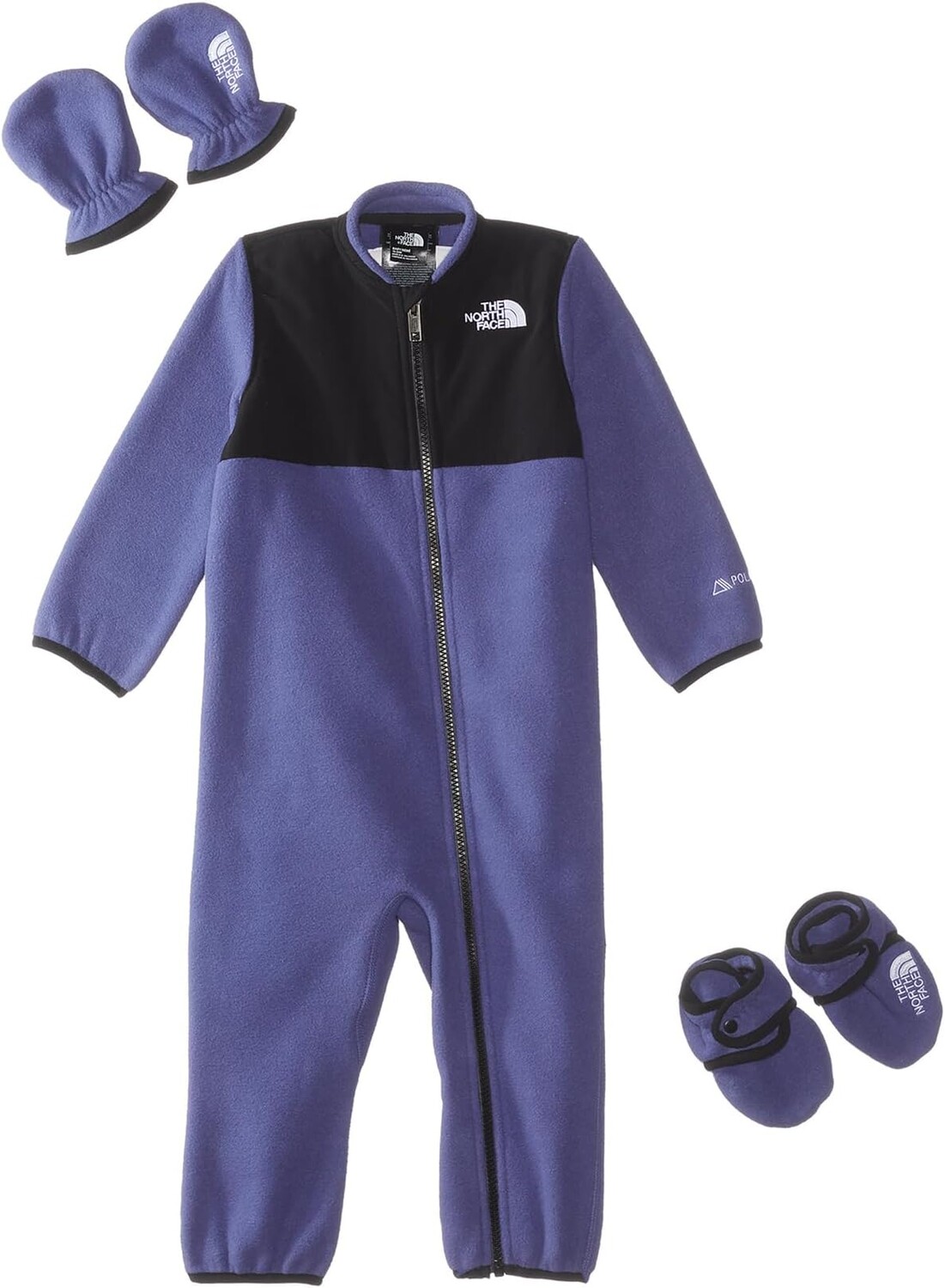

Детский набор The North Face Denali One-Piece Set, цвет Cave Blue