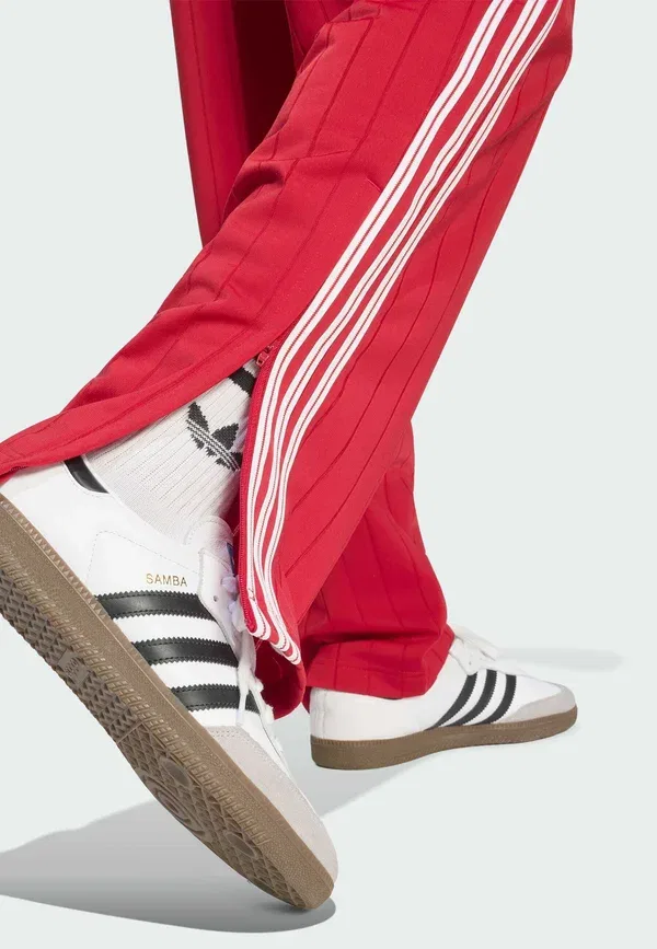 Спортивные штаны Firebird drop needle track pants, Adidas Originals, командный красный — фото 4