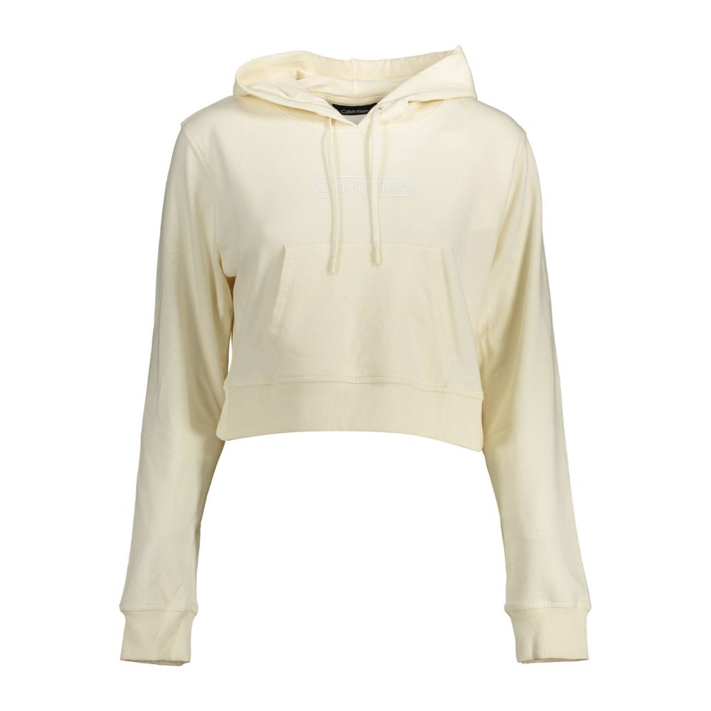 

Белый хлопковый женский свитер Calvin Klein, White