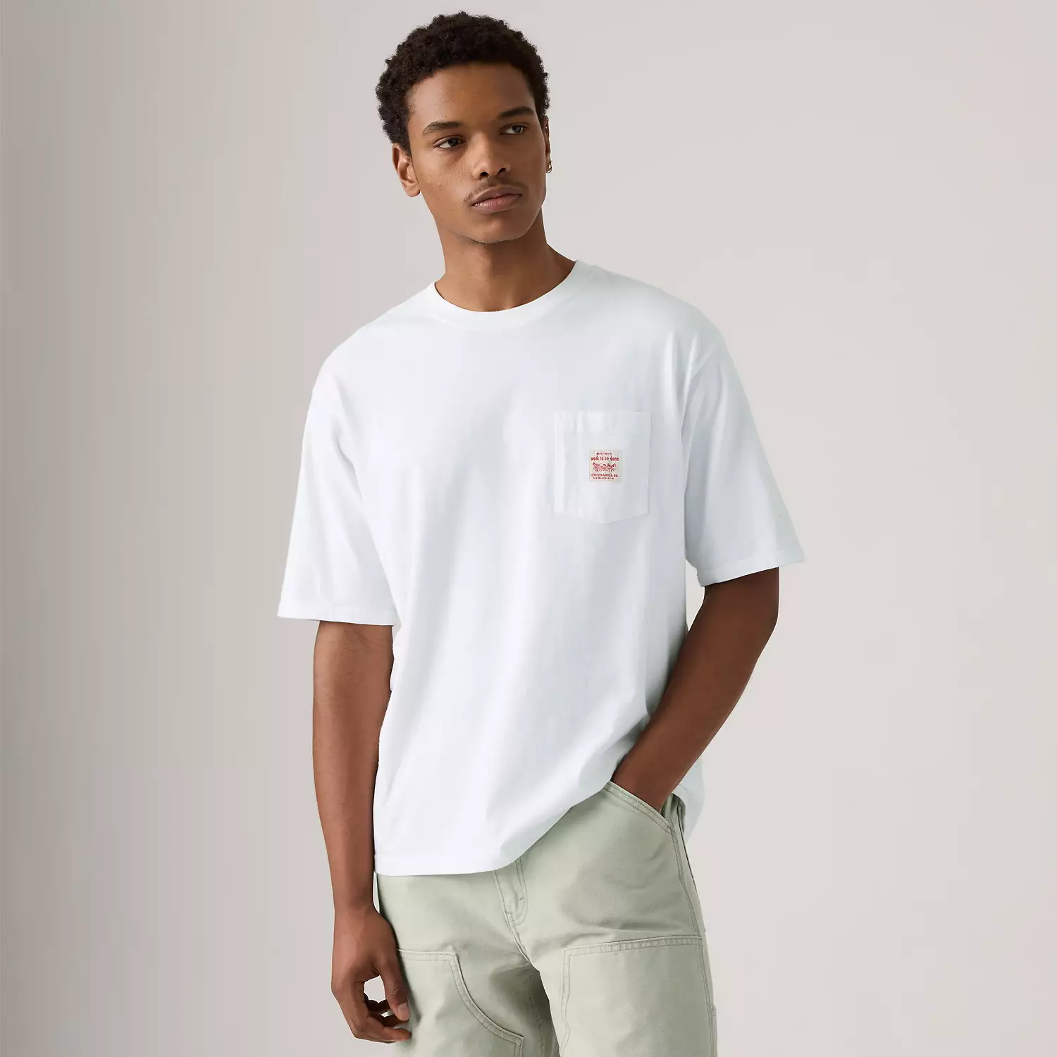 

Футболка с короткими рукавами Levi's, белый