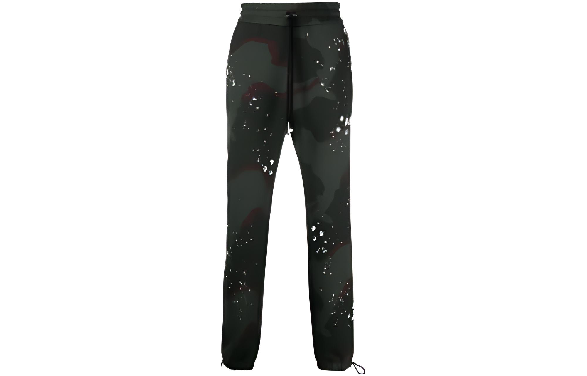 

AMIRI Трикотажные спортивные брюки мужские темно-зеленые