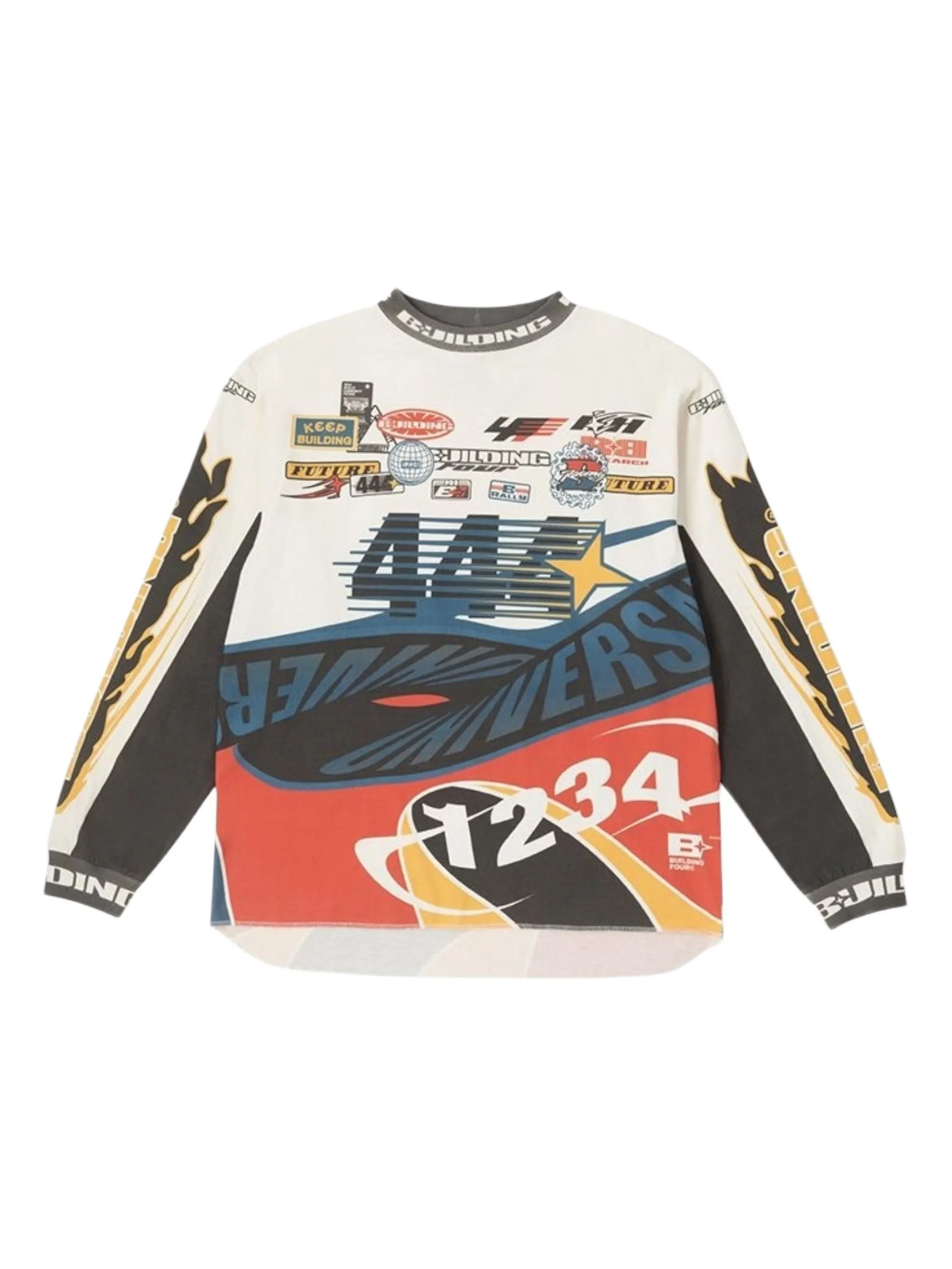 

Рубашка с круглым вырезом Bldg4, белый