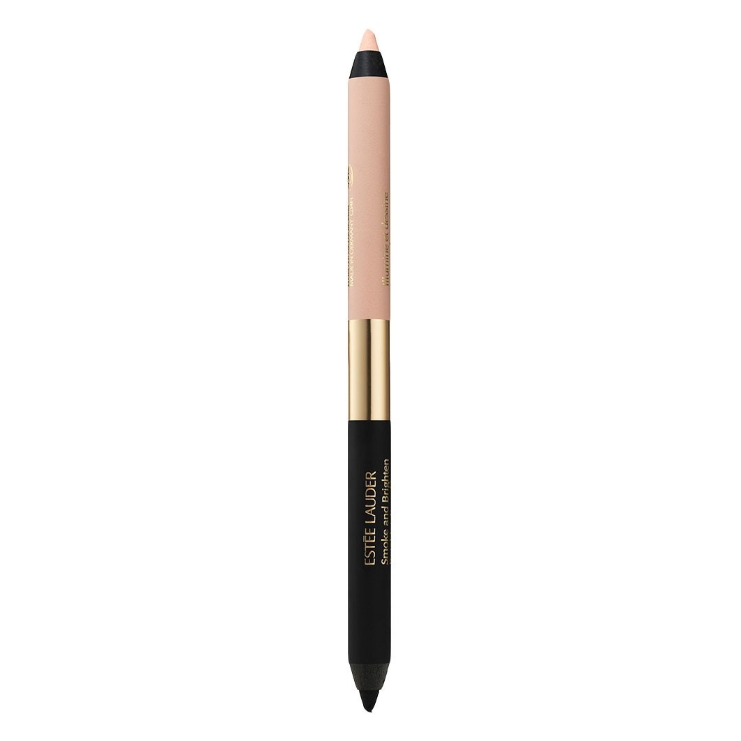 

Карандаш для глаз smoke and brighten kajal eyeliner duo Estee Lauder, noir / cream, вес 1 гр.