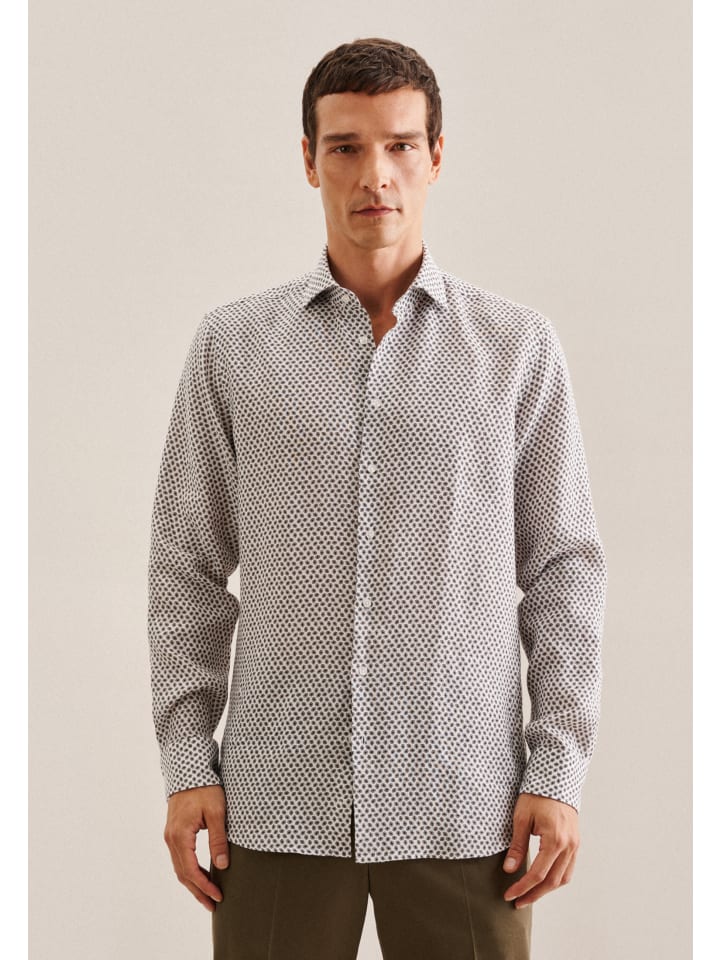 

Seidensticker Деловая рубашка, стандартный размер, зеленого цвета