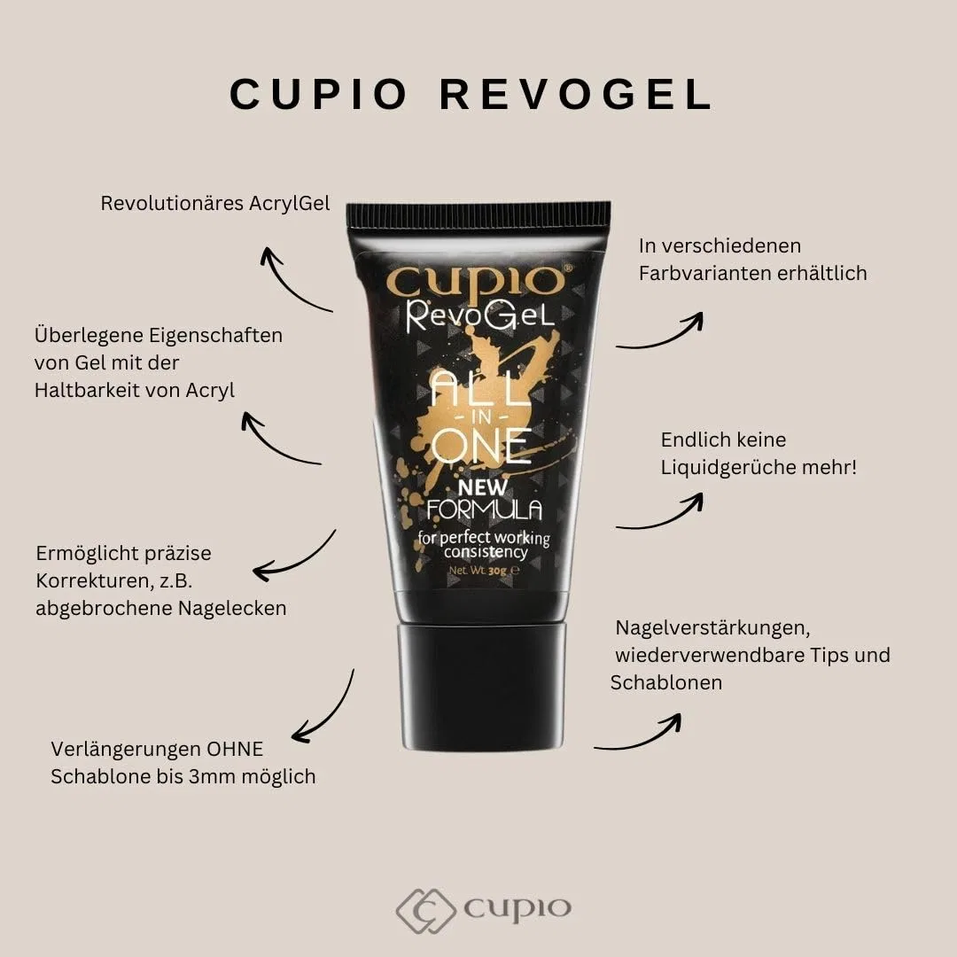 Акриловый гель RevoGel Classic French 15 г от Cupio Cupio