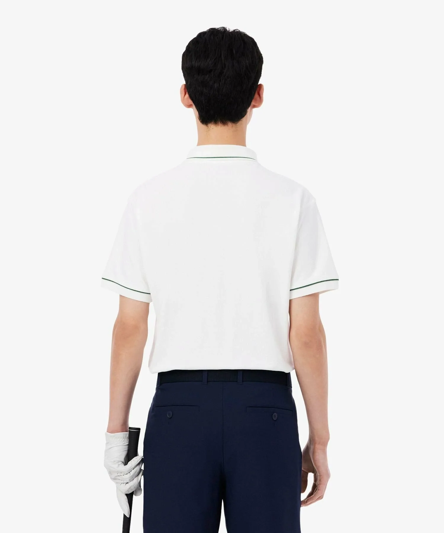 Поло-рубашка LACOSTE терморегулирующая, White — фото 3