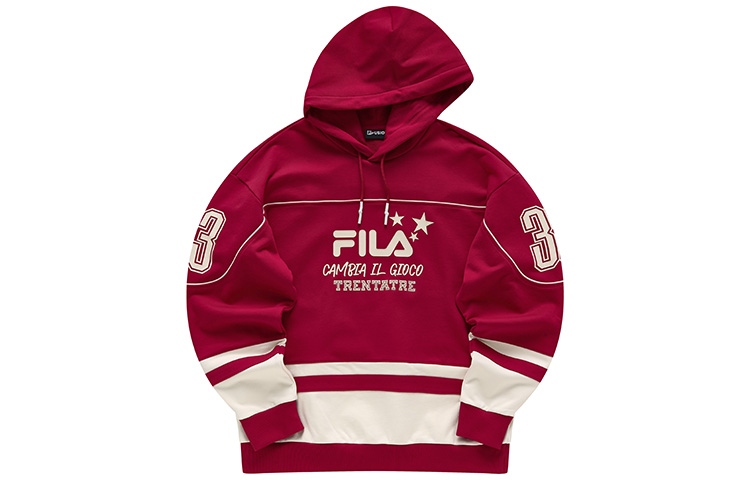 

Футболка унисекс китайский красный FILA FUSION
