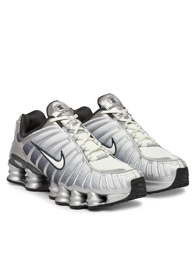 Nike Кроссовки Shox TL Print IH4466 095 светло-серые — фото 2