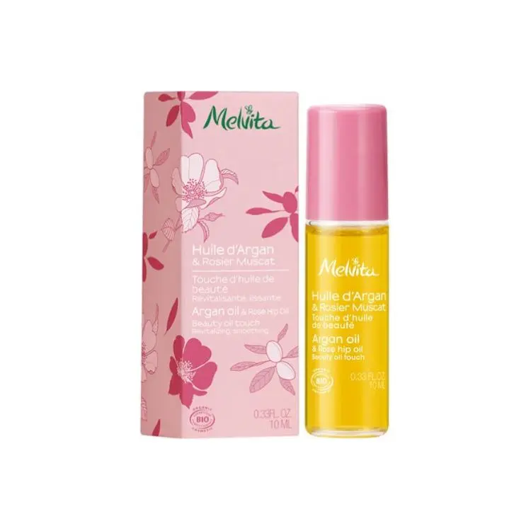 Роллер-масло для глаз Melvita Argan Oil & Rose Hip Oil Beauty Oil Touch, 10 мл*3 — фото 2