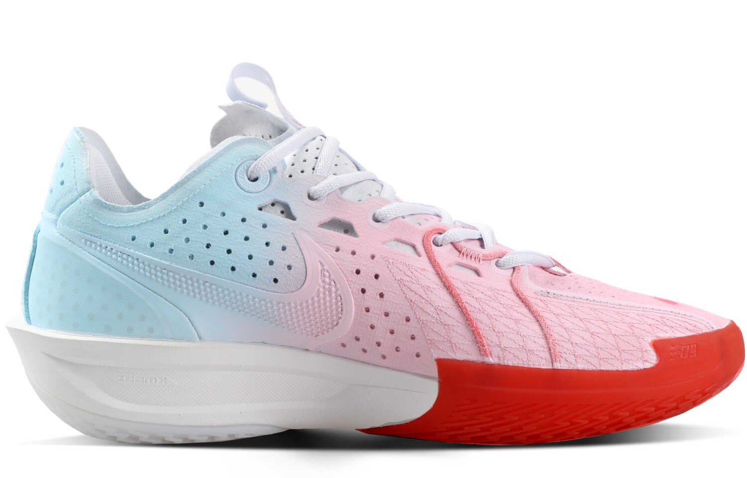 

Баскетбольные кроссовки Air Zoom GT Cut 3 унисекс с низким верхом розового цвета Nike
