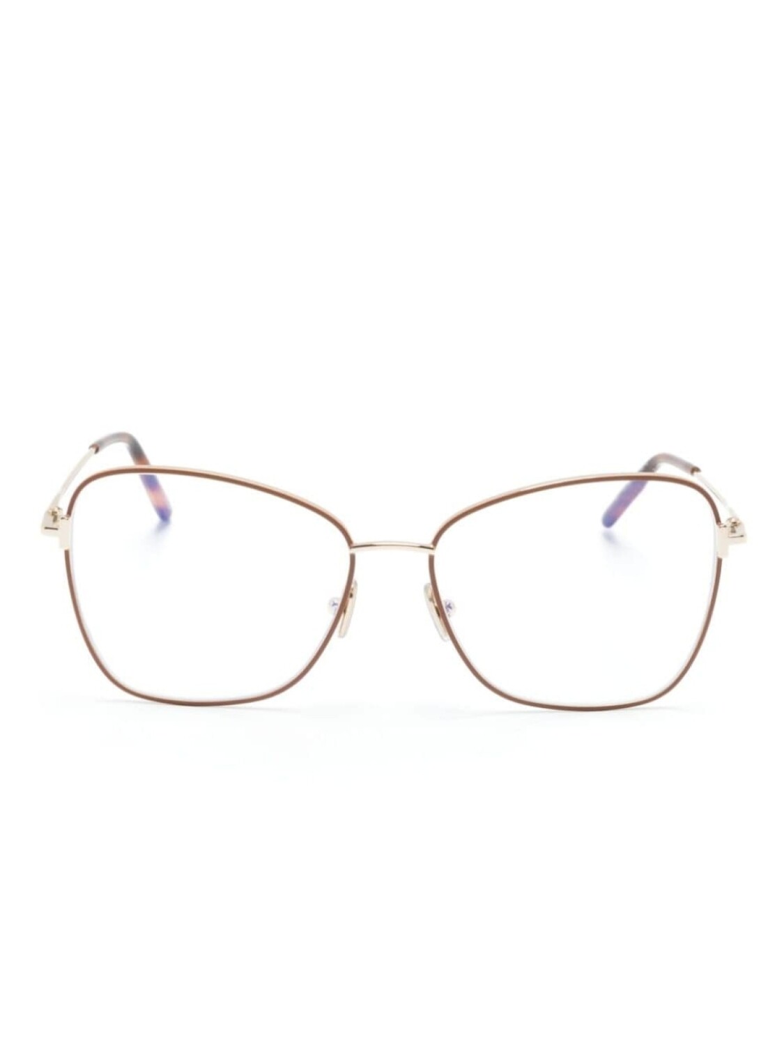 

TOM FORD Eyewear очки в оправе 'бабочка', золотой