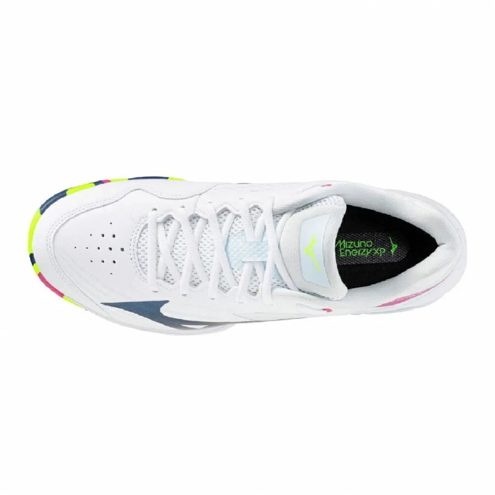 Унисекс бадминтонные кроссовки «Wave Claw 4» от Mizuno, White X Pale Blue — фото 3
