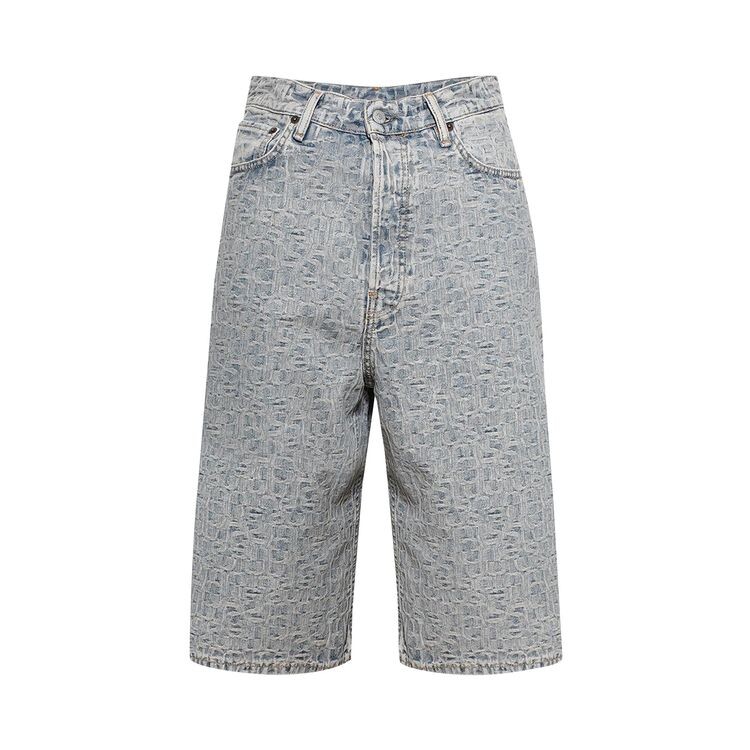 

Шорты Acne Studios Loose Fit Denim Shorts Blue/Beige, синий