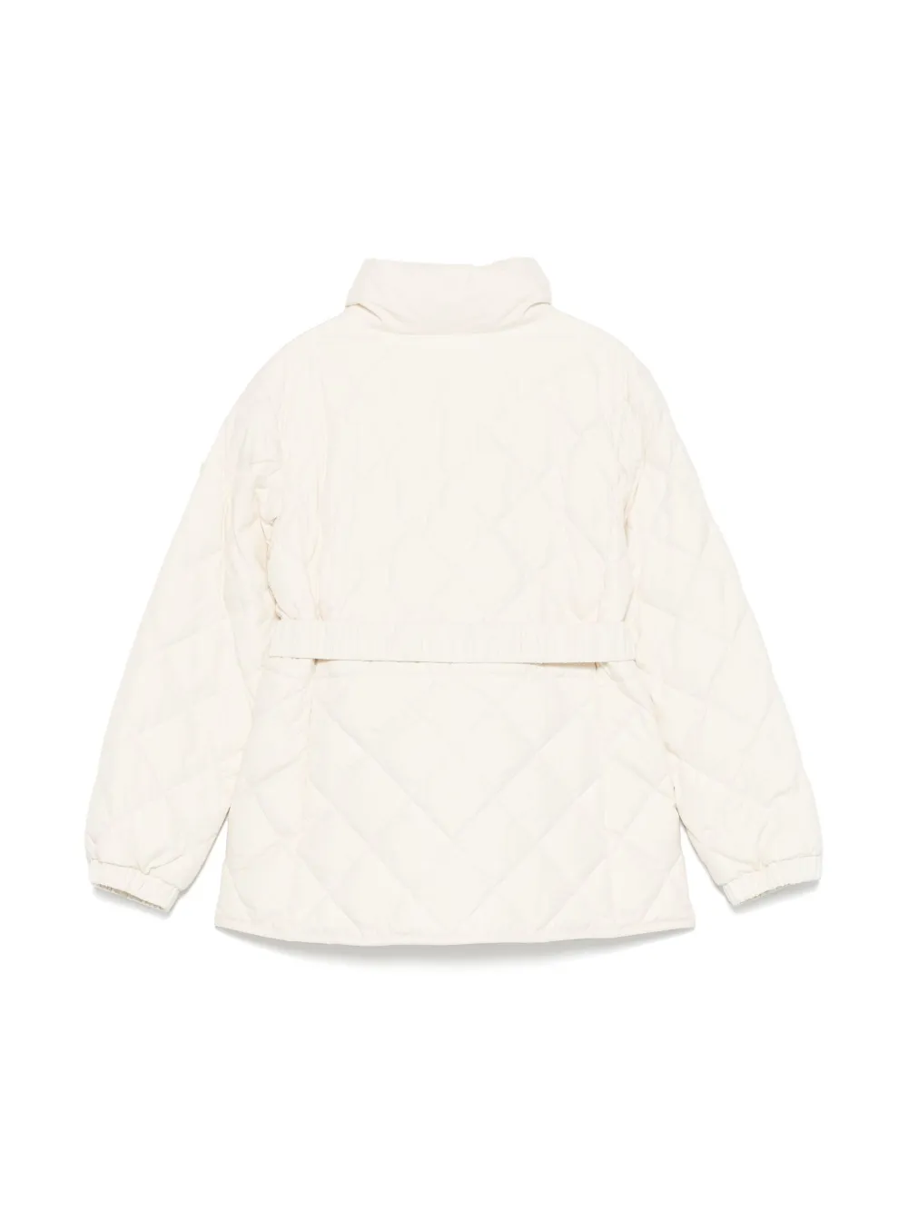 Бомбер на молнии Moncler Enfant, нейтральный — фото 2