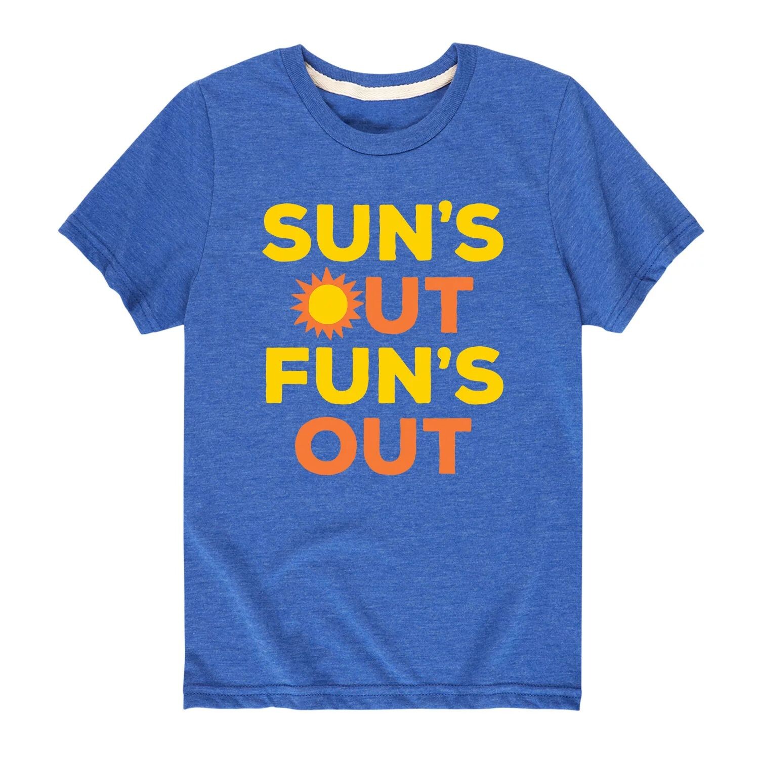 

Футболка с рисунком Suns Out Funs Out для мальчиков 8–20 лет Licensed Character, синий