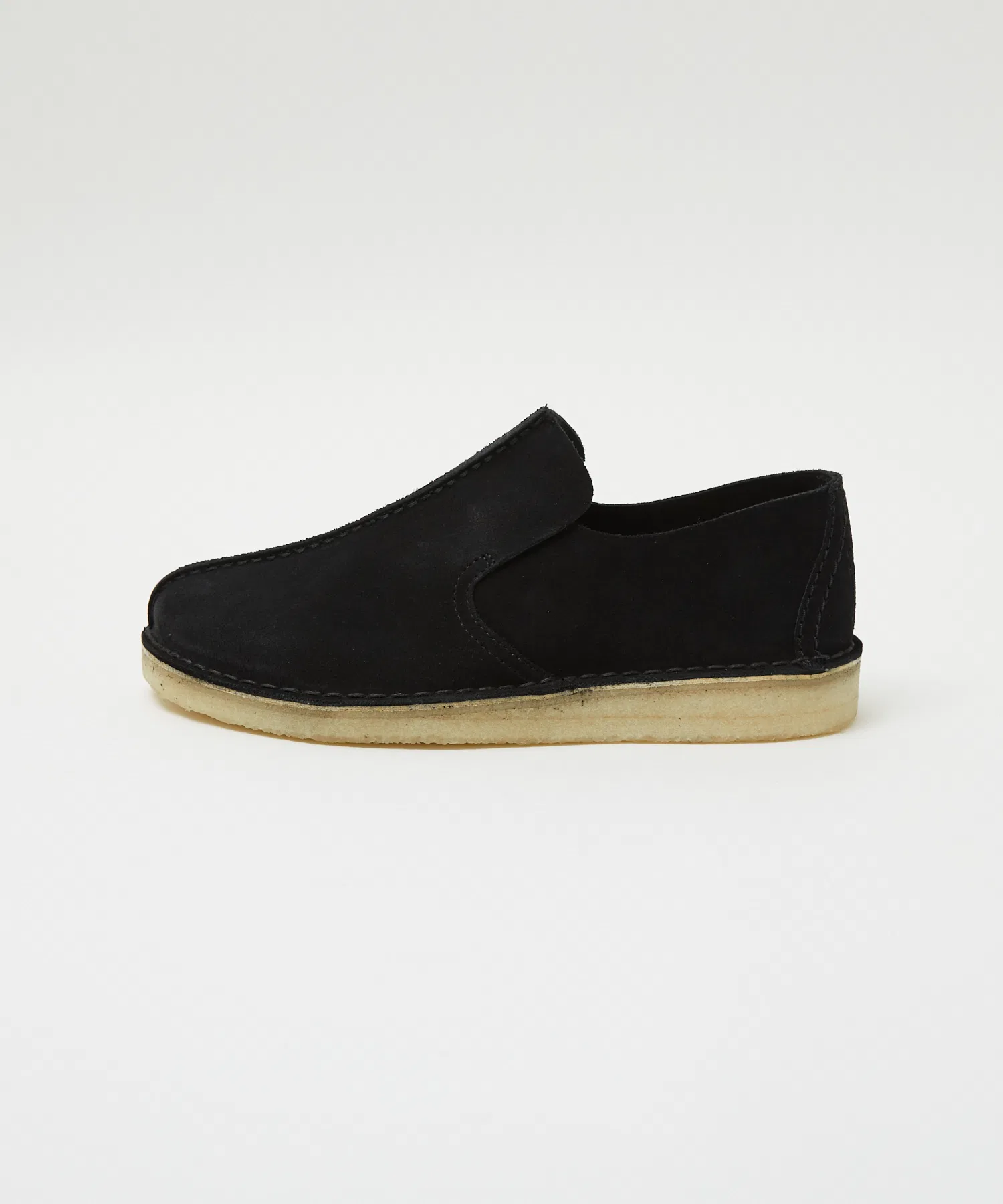 Мужские замшевые слипоны Clarks Desert Mosier коричневые — фото 3
