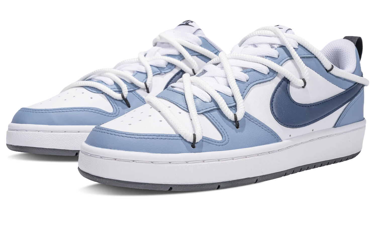 

Кроссовки Nike Court Borough Series Skateboard Shoes Women's Low-Top Blue В·