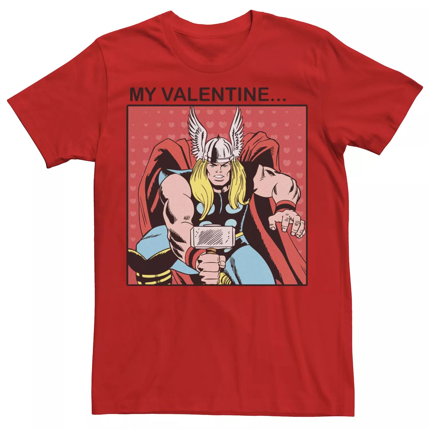 

Мужская футболка с комиксами Marvel Thor My Valentine Licensed Character