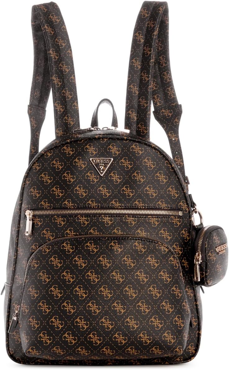 

GUESS женская сумка-рюкзак Power Play II Large Tech, коричневый логотип, One Size, Brown Logo