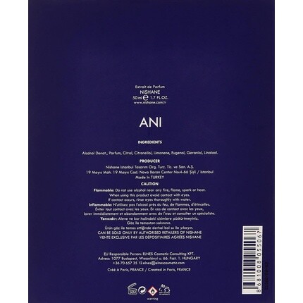 Alterna Nishane Ani Extrait De Parfum Spray 50ml — фото 3